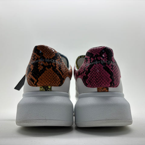 Alexander McQueen Oversized 'White Multi Color Snake Print' | EU M 41 / US M 8