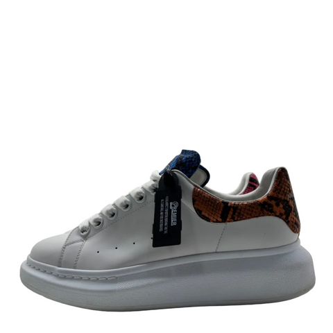 Alexander McQueen Oversized 'White Multi Color Snake Print' | EU M 41 / US M 8
