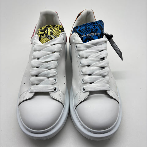 Alexander McQueen Oversized 'White Multi Color Snake Print' | EU M 41 / US M 8