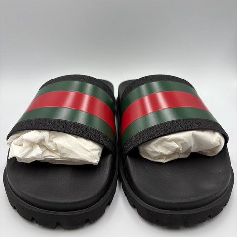 Gucci Web Slide Sandal 'Black' | EU 44/ US M 11
