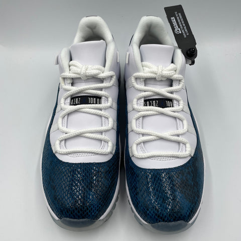 Jordan 11 Retro Low IE 'Snake Skin Navy' | US M 9