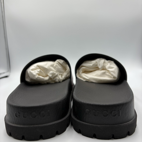 Gucci Web Slide Sandal 'Black' | EU 44/ US M 11