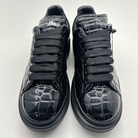 Alexander McQueen Oversized 'Black Crocodile' | EU M 43 / US M 10