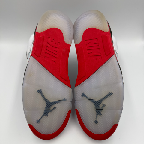 Jordan 5 Retro 'Fire Red Black Tongue (2025)' | US M 9.5