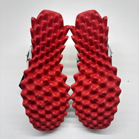 Christian Louboutin Sharkina Flatfoam 'Silver Black Red' | EU 39.5