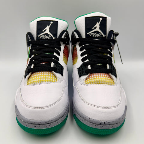 Air Jordan 4 Retro 'Lucid Green Rasta (2020)' | US W 11.5 / US M 10