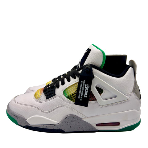 Air Jordan 4 Retro 'Lucid Green Rasta (2020)' | US W 11.5 / US M 10