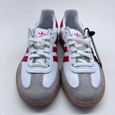 Adidas Samba OG 'Cloud White Better Scarlet Gum (PS)' | US 13C (No Box)