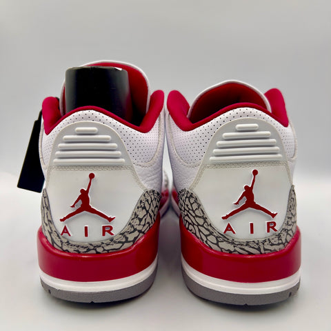Air Jordan 3 Retro 'Cardinal Red (2022)' | US M 8.5 (No Box)