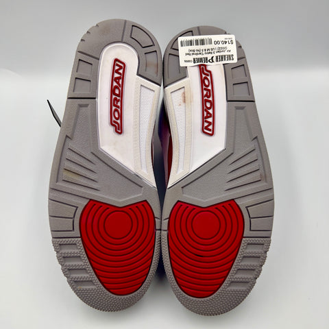 Air Jordan 3 Retro 'Cardinal Red (2022)' | US M 8.5 (No Box)