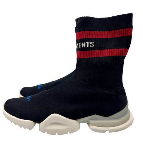 Reebok Vetements X Sock Pump High Top 'Black' | US M 11
