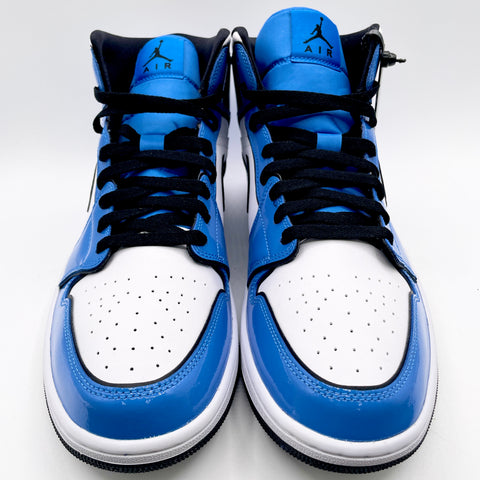 Air Jordan 1 Retro Mid 'Signal Blue (2021)' | US M 11.5 (No Box)