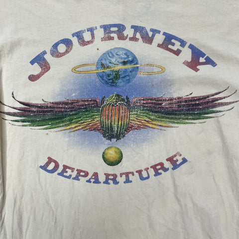 Journey Graphic Vintage Tee Dress 'Cream' | US XL