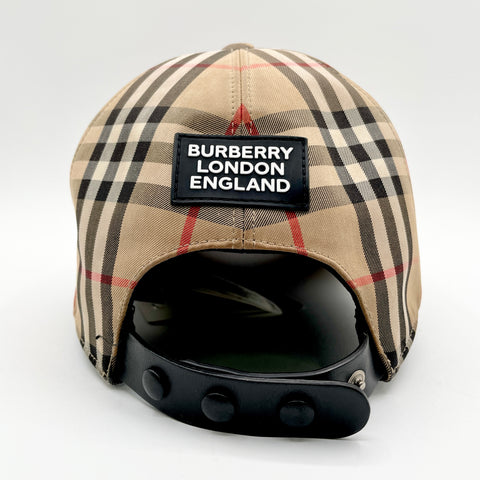 Burberry Logo Applique Vintage Check Baseball Cap 'Archive Beige' | US M One Size