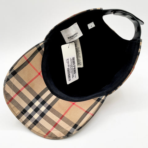 Burberry Logo Applique Vintage Check Baseball Cap 'Archive Beige' | US M One Size