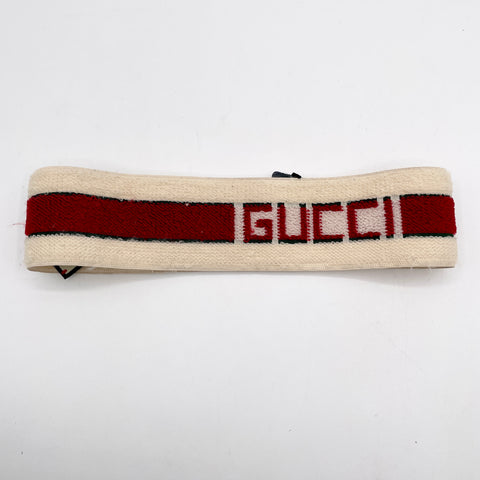 Gucci Queen Headband 'Ivory Red Green' | US M Medium