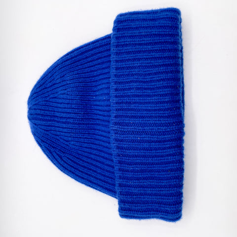 Moncler Wool Beanie 'Electric Blue' | US M One Size