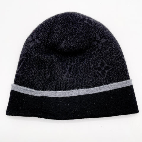 Louis Vuitton My Monogram Eclipse Beanie 'Black Grey' | US M One Size