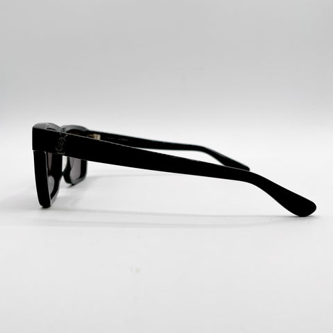 Saint Laurent YSL Flat-Top Rectangle Sunglasses 'Black' | US M One Size