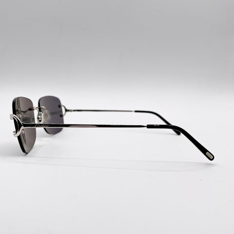 Cartier Drill Mount Sunglasses 'Black Silver' | US M One Size
