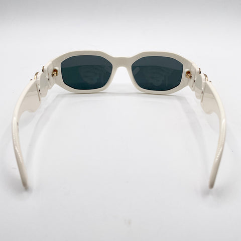 Versace Unisex Medusa Biggie Sunglasses 'White Gold' | One Size