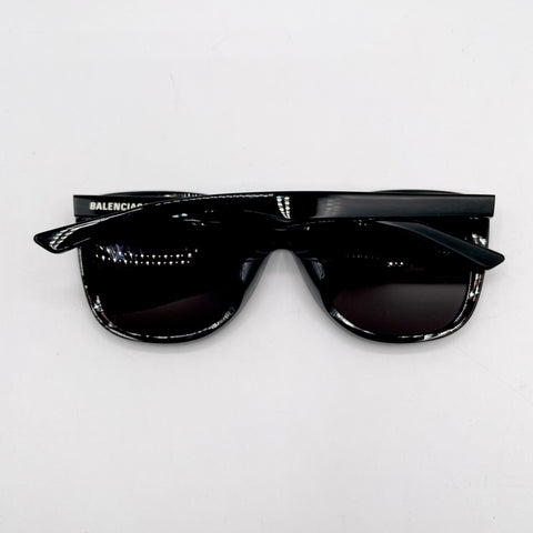 Balenciaga Unisex Logo Print Sunglasses 'Black' | One Size