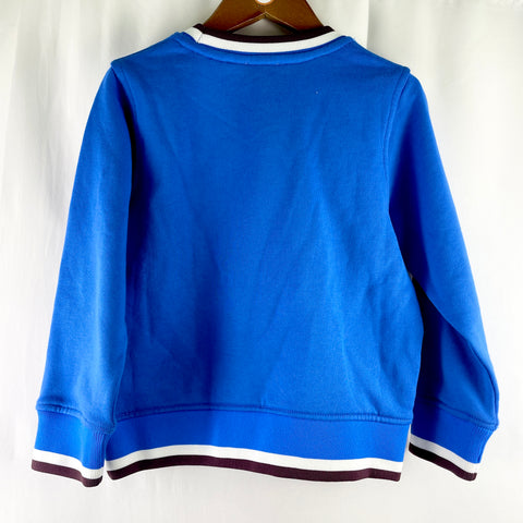 Burberry Kids Logo Print Cotton Sweatshirt 'Blue' | US 6Y
