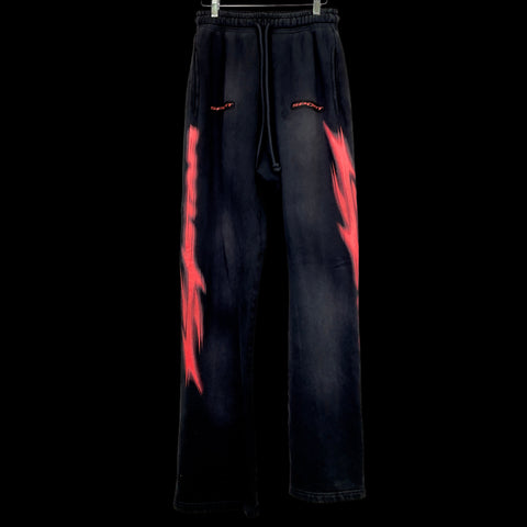 Hellstar Motion Blur Sweatpants 'Black' | US M Small