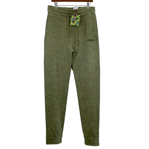 Bape Sweatpants 'Olive Green' | US M Large