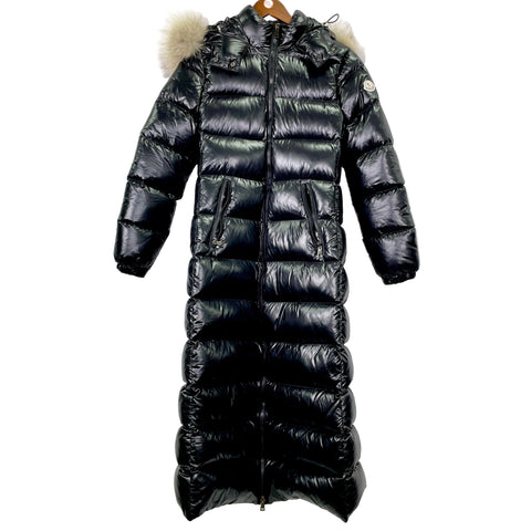 Moncler Parnaiba Down Jacket with Fur Hood 'Black (Women)' | US W Medium (Size 2)