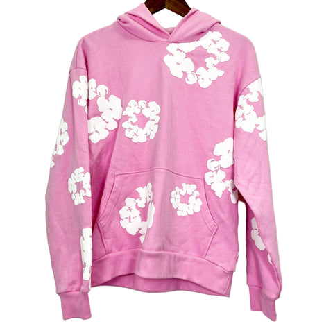 Denim Tears The Cotton Wreath Sweat Hoodie 'Pink' | US M Small