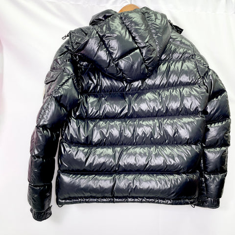 Moncler Maya Hooded Short Down Puffer Jacket 'Black' | US M Large (3)