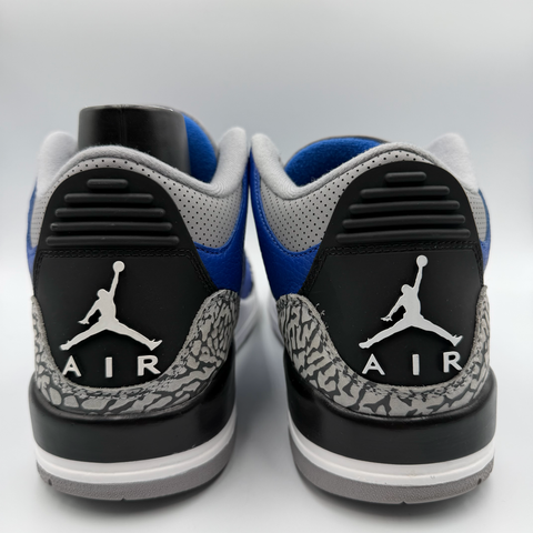 Jordan 3 Retro 'Varsity Royal Cement (2020)' | US M 10 (No Box)