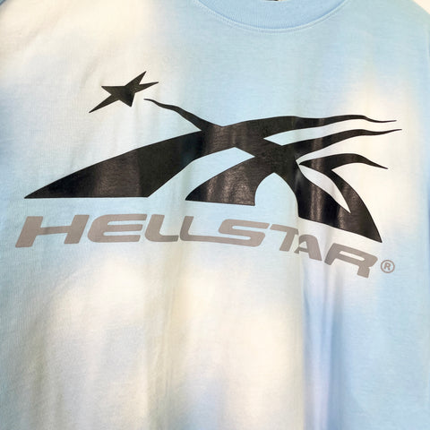 Hellstar Sport Core Logo Gel Tee 'Blue' | US M Large