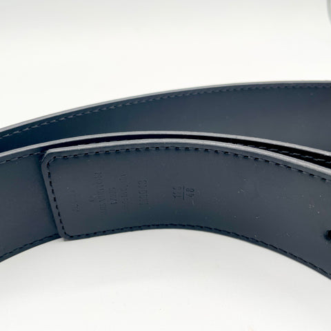 Luis Vuitton Initiales Monogram Eclipse Belt 'Black Grey' | US M 42-44" (48/120)