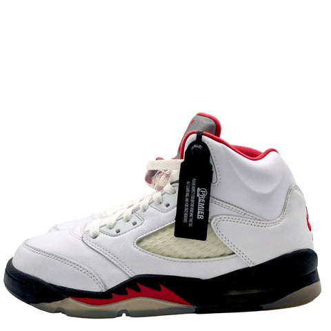 Air Jordan 5 Retro 'Fire Red Silver Tongue (2020)' | US GS 7Y (No Box)