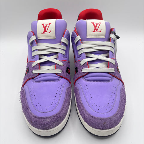 Louis Vuitton LV Trainer Sneaker '#54 Signature Suede Purple' | US M 10