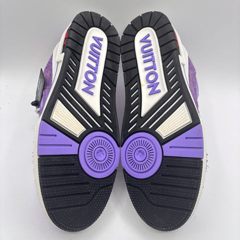 Louis Vuitton LV Trainer Sneaker '#54 Signature Suede Purple' | US M 10