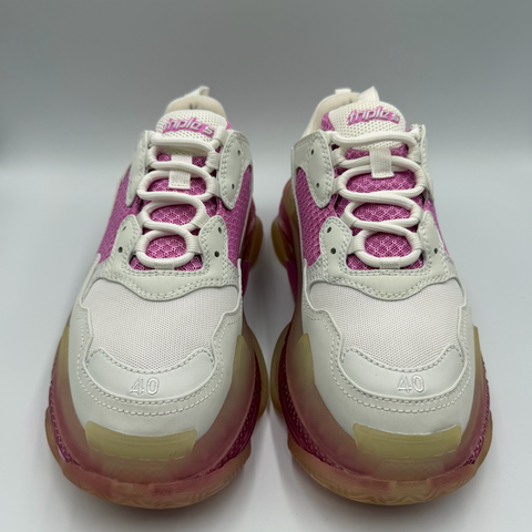Balenciaga Triple S Clear Sole  'Pink White' | EU 40 | US M 7