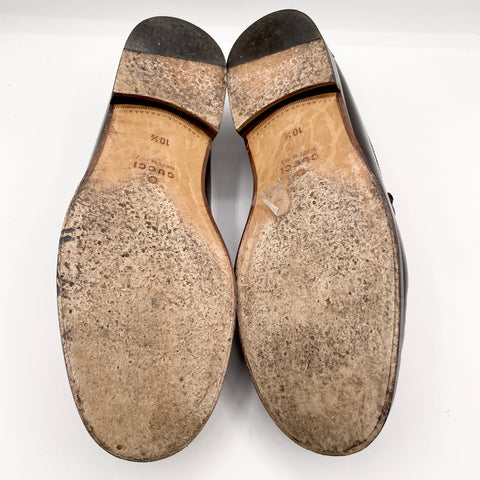 Gucci Kaveh GG Penny Leather Loafers 'Brown' | US M 10.5