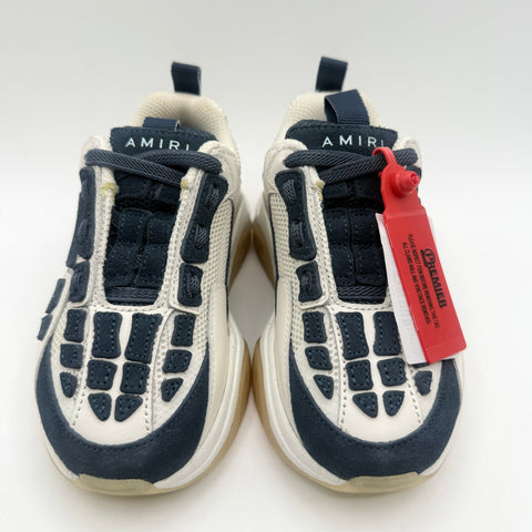 Amiri Kids Bone Runner 'White Navy | EU K27 / US 10C