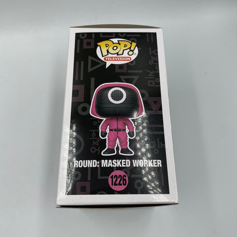Funko Pop! Squid Game Round: Masked Worker 'Circle Face' Vinyl Figure #1226