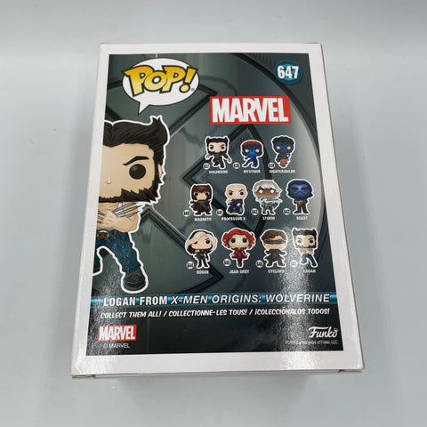 Funko Pop! Marvel Logan 'Wolverine' Vinyl Figure #647