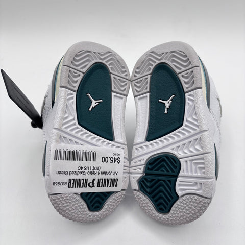 Air Jordan 4 Retro 'Oxidized Green (TD)' | US 4C