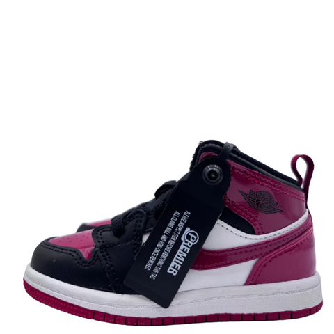 Air Jordan 1 Mid SE 'Patent Bred Toe (TD)' | US 8C