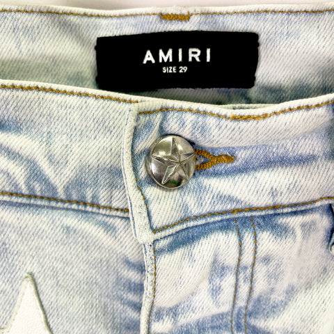 Amiri Chemist Star Stretch Jeans 'Light Blue' | US M 29"
