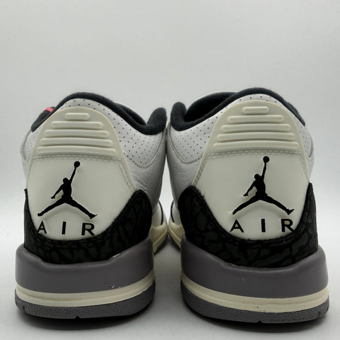 Air Jordan 3 Retro 'Cement Grey (2024)' | US GS 4Y