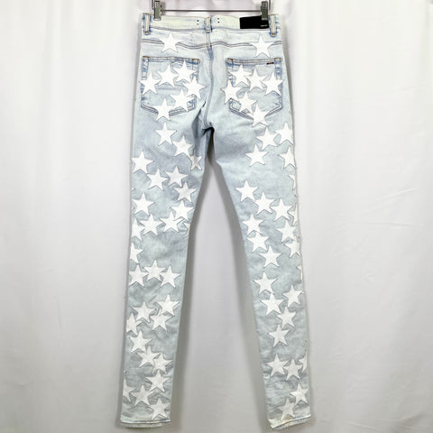 Amiri Chemist Star Stretch Jeans 'Light Blue' | US M 29"