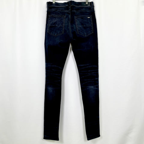 Amiri Paint Drip Logo Jeans 'Black' | US M 33"