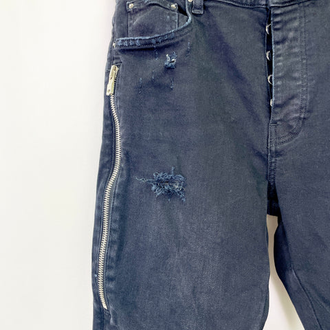 Amiri MX2 Brown Bandana Jeans 'Black Brown' | US M 32"